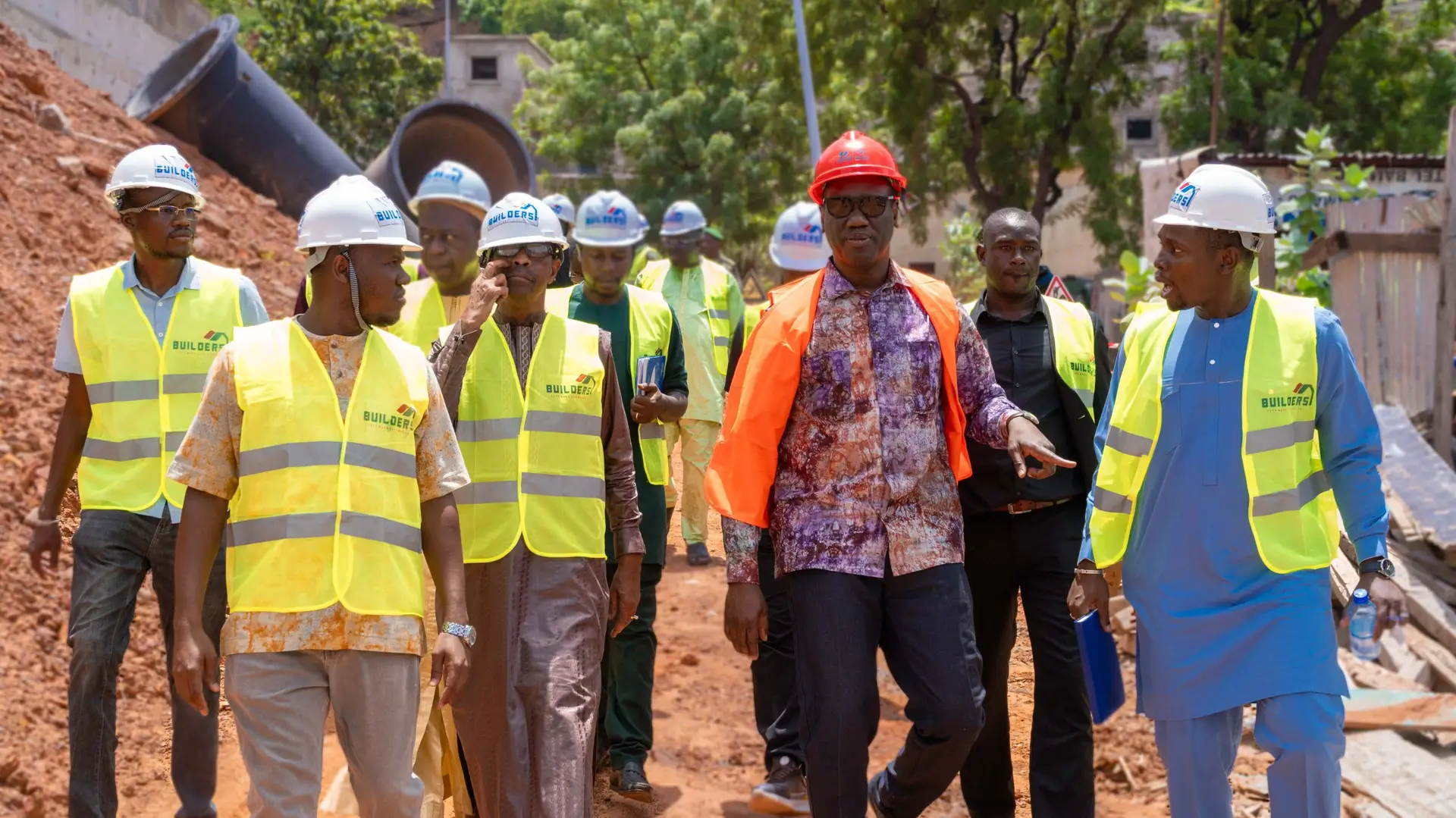 VISITE DES CHANTIERS DE CONSTRUCTION D'INFRASTRUCTURES STRATÉGIQUES DE LA SOMAPEP RIVE GAUCHE BAMAKO – 08 JUILLET 2026 
