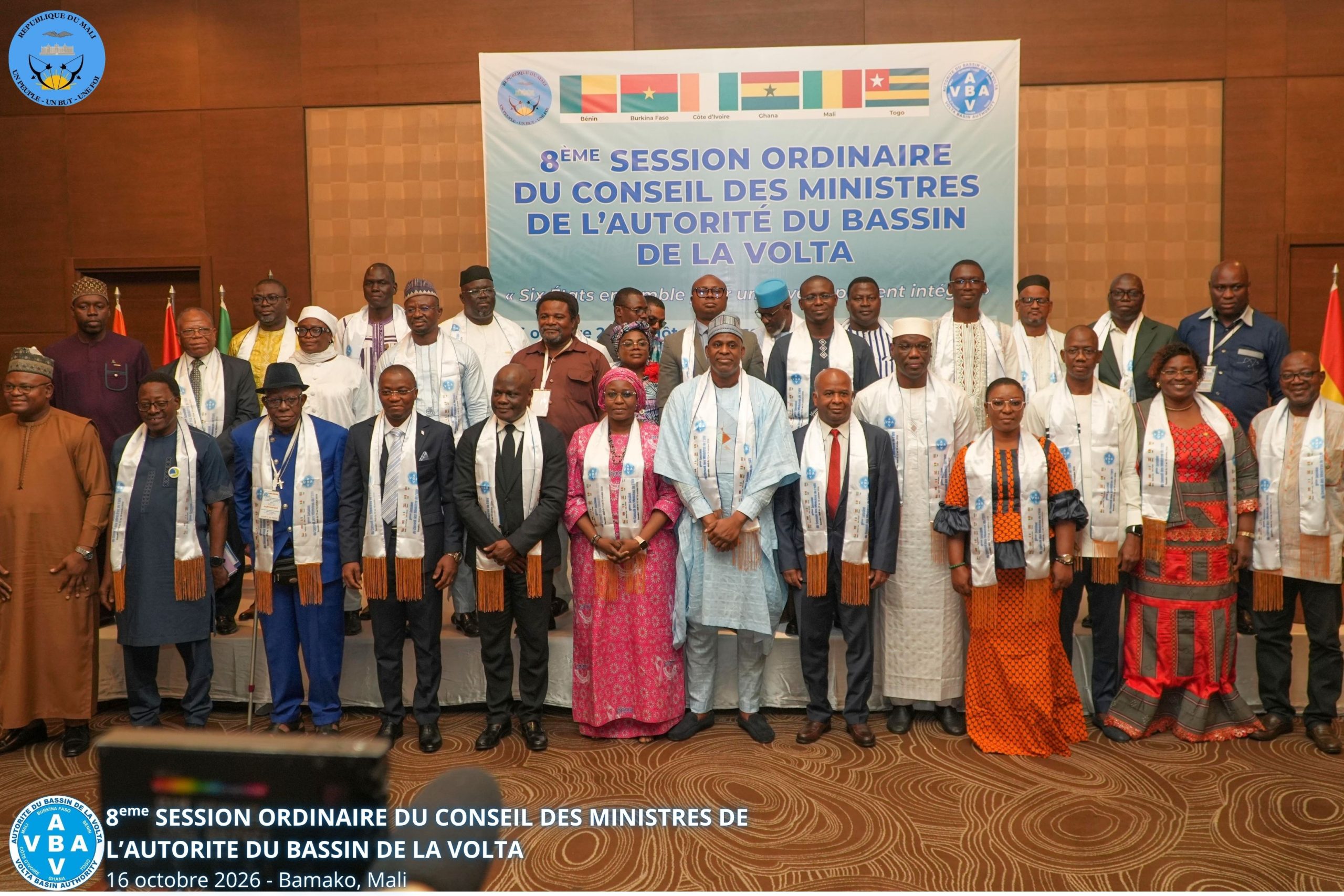 8ème SESSION ORDINAIRE DU CONSEIL DES MINISTRES DE L&rsquo;AUTORITÉ DU BASSIN DE LA VOLTA